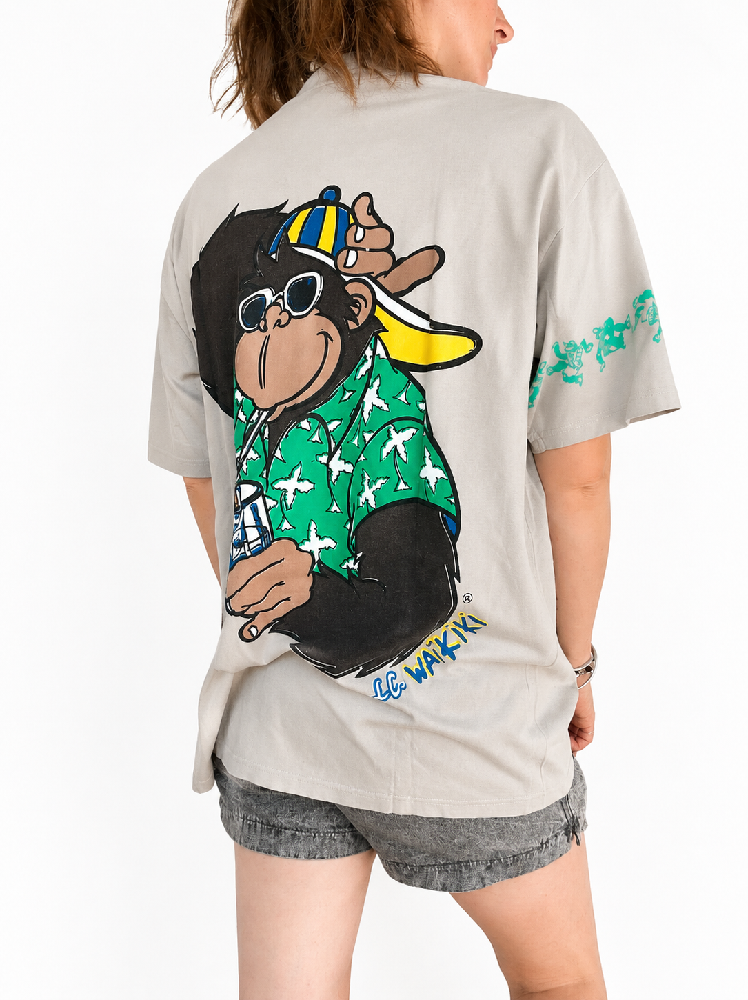 T-shirt vintage LC Waikiki beige 1990