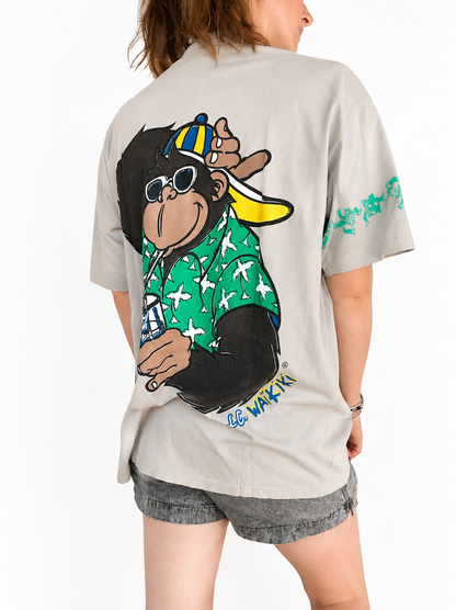 T-shirt vintage LC Waikiki beige 1990