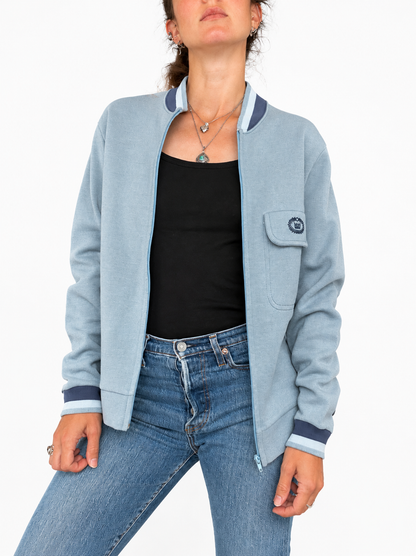 Veste zippée Trevois bleu ciel