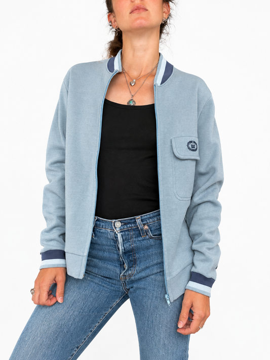 Veste zippée Trevois bleu ciel