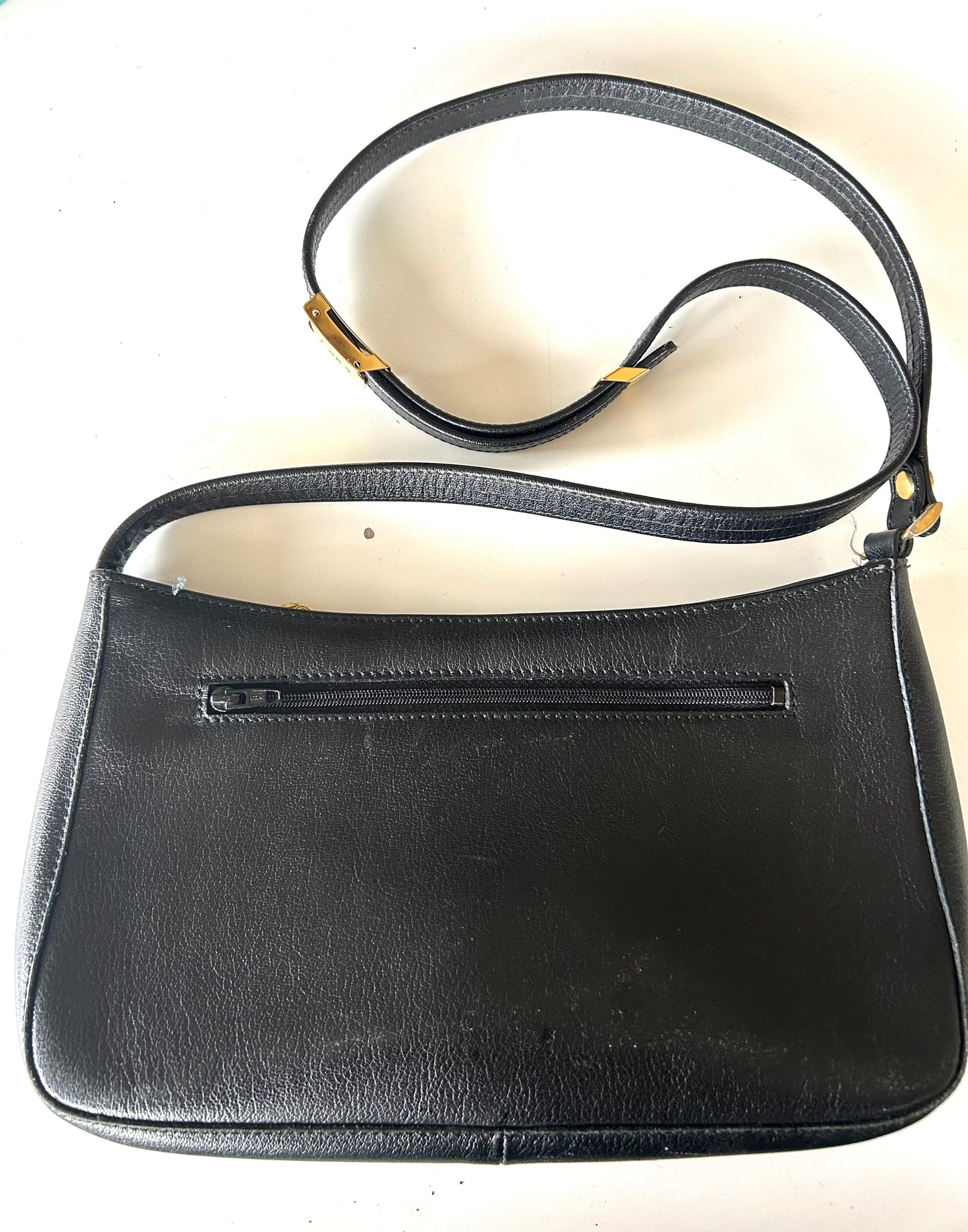 Sac Pourchet Paris vintage cuir la friperie vintage 25