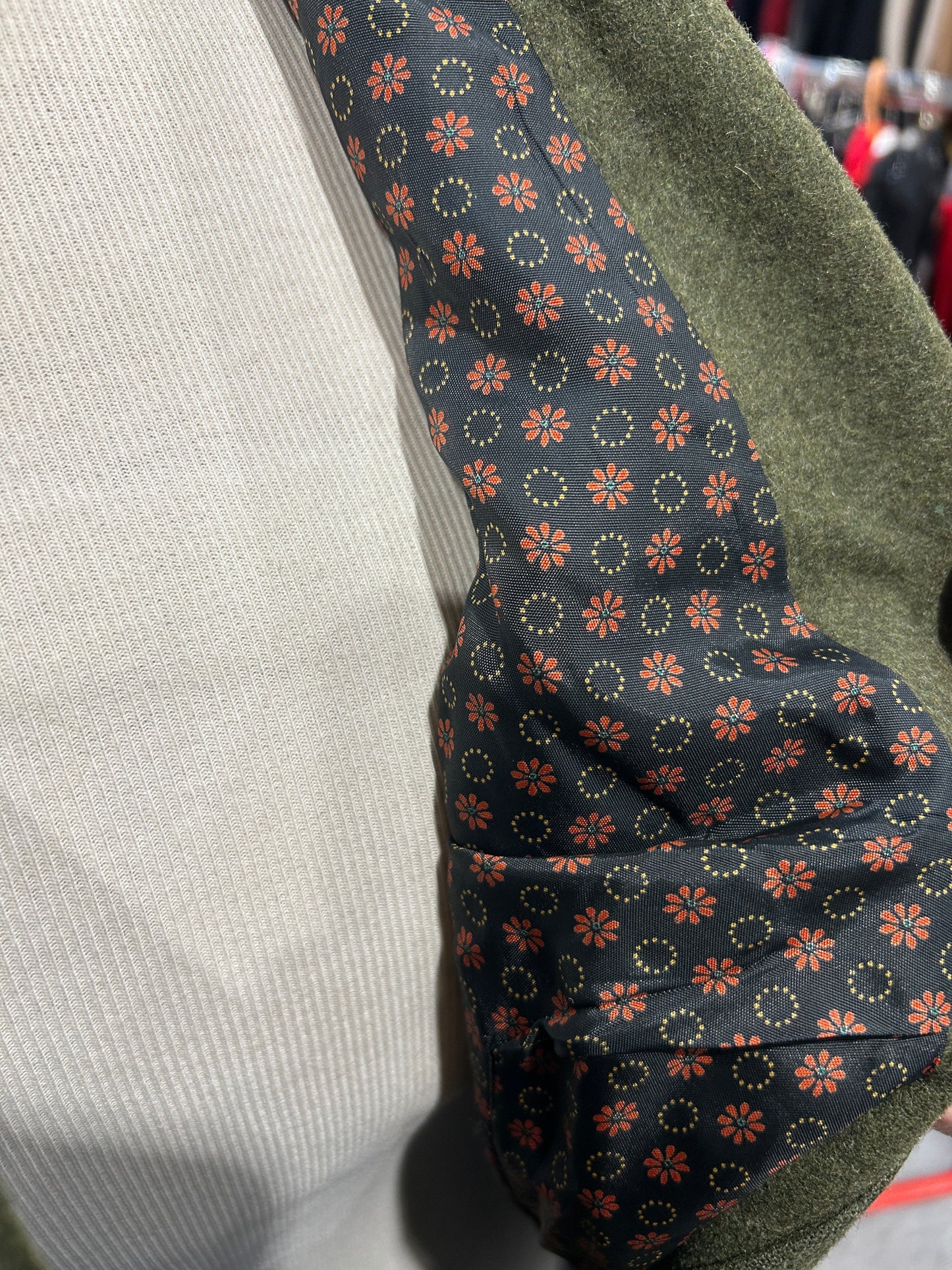 Veste bavaroise vintage laine verte la friperie vintage 25