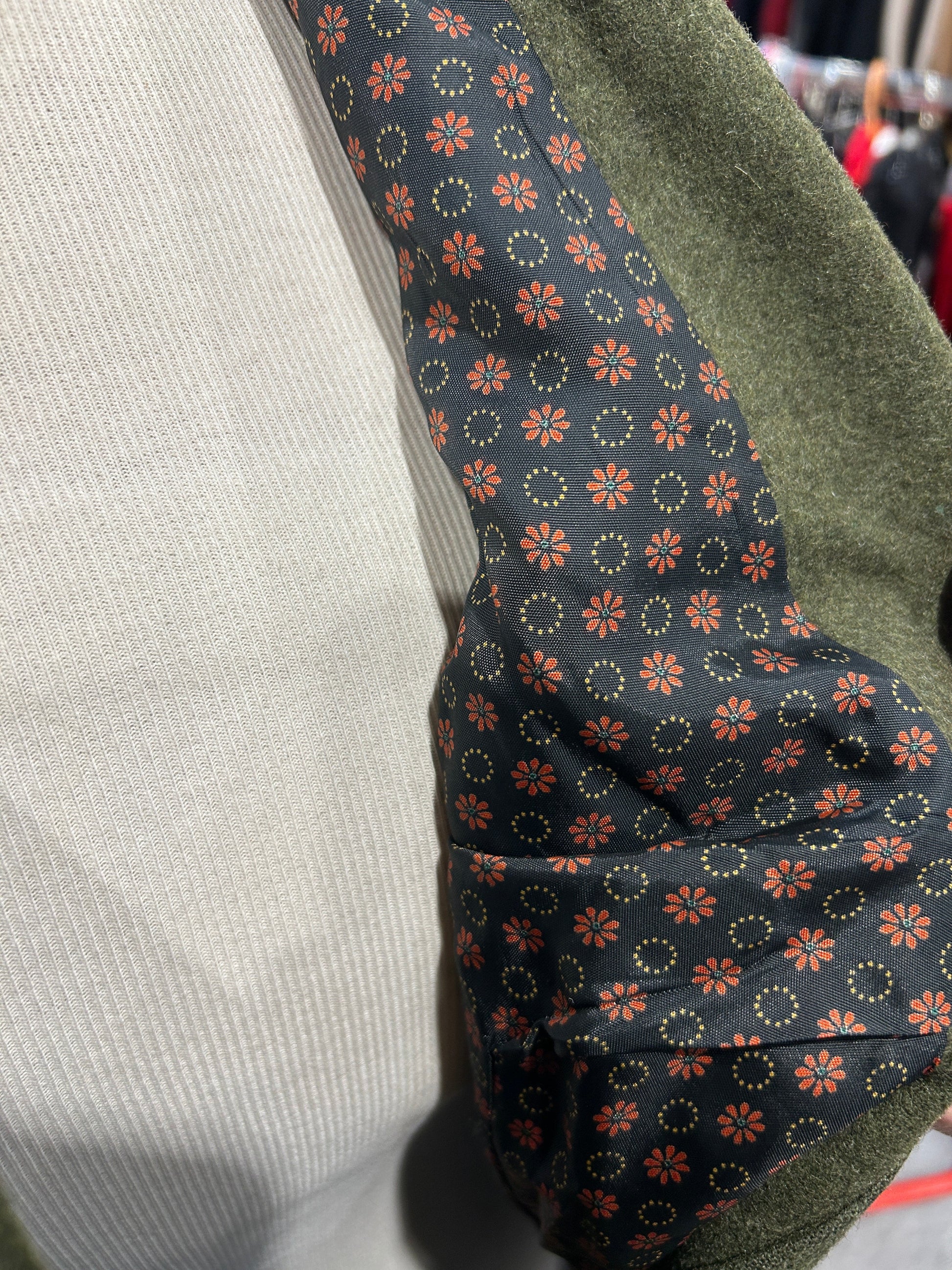 Veste bavaroise vintage laine verte la friperie vintage 25