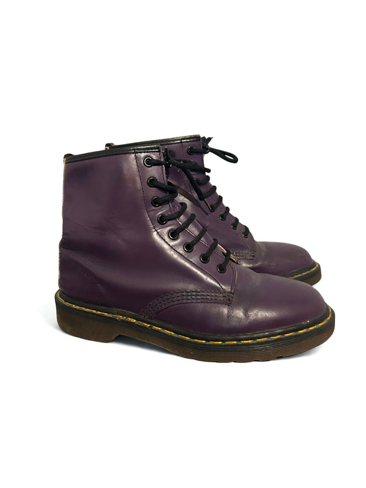 Dr Martens violette vintage made in England la friperie vintage 25