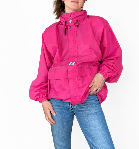 Kway rose vintage 90 oversize