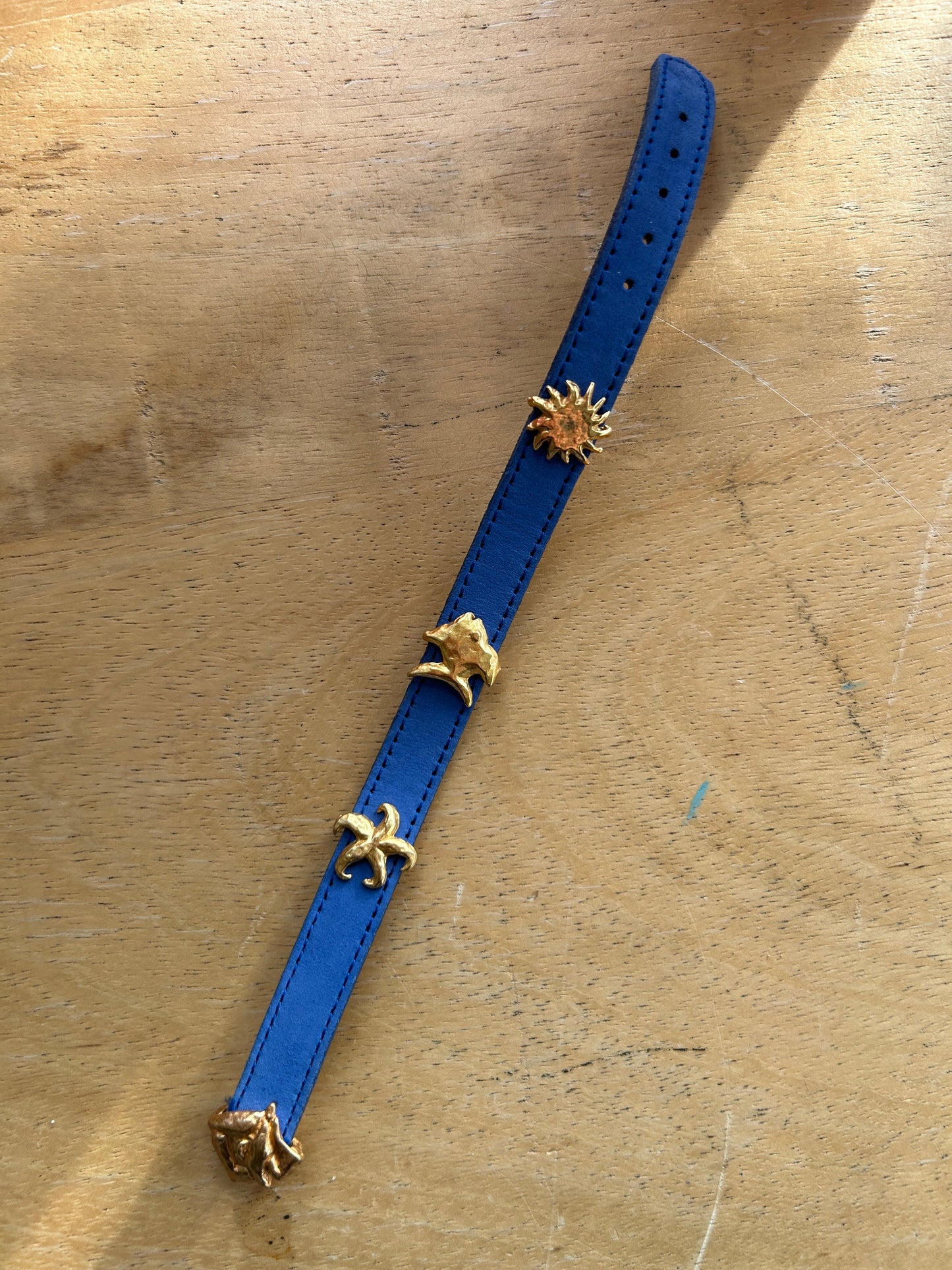 Bracelet vintage Lancôme Paris cuir la friperie vintage 25