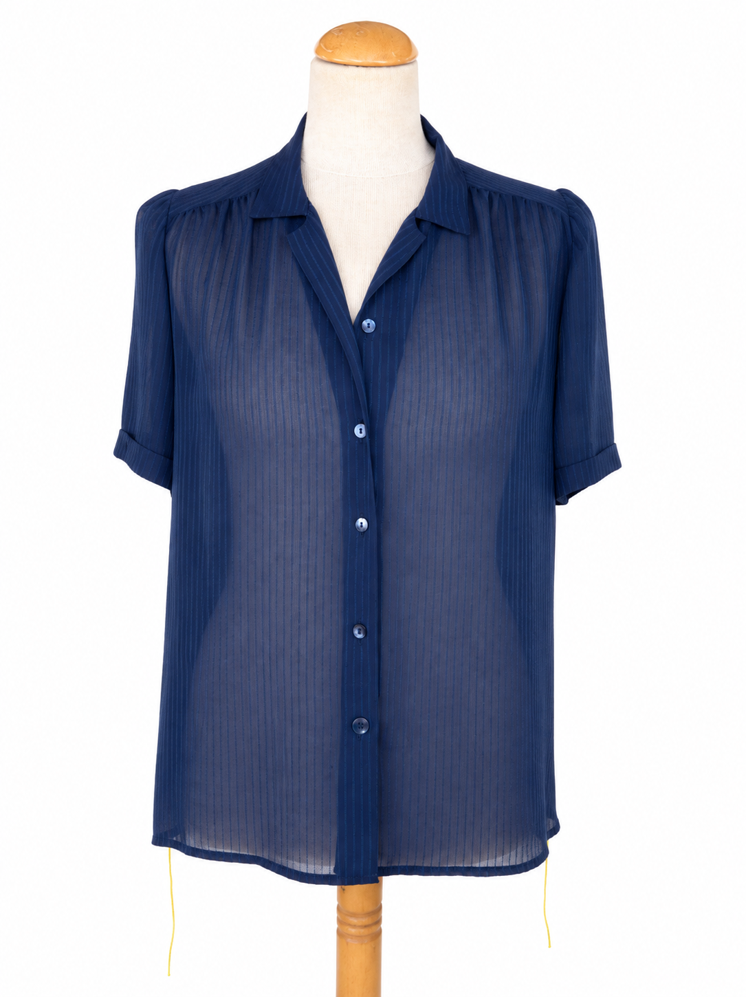 Chemisier vintage bleu marine