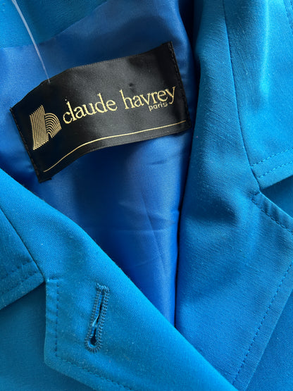 Trench vintage bleu Claude Harvey