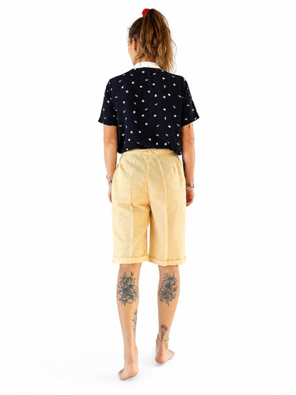 Bermuda vintage abricot