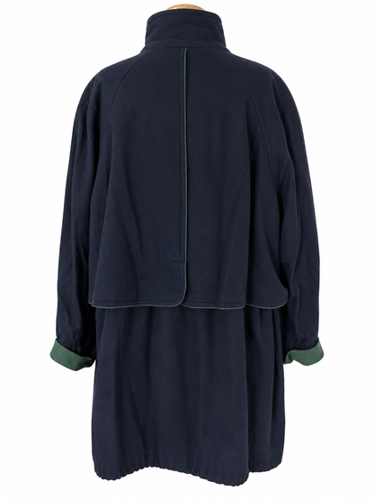Manteau vintage tyrol bleu vert laine