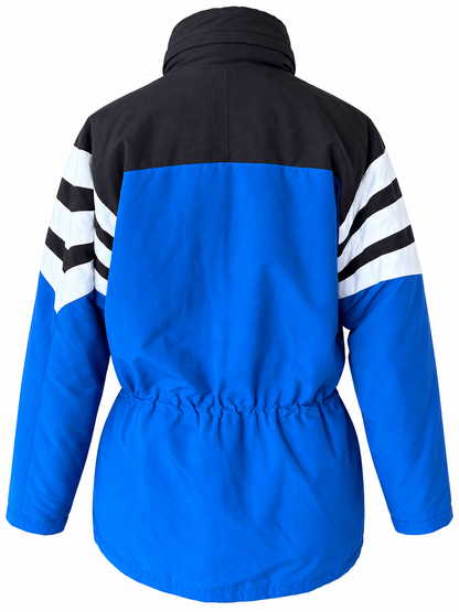 Veste Adidas vintage matelassée bleu noire