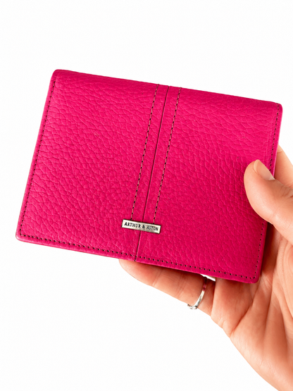 Portefeuille Arthur & Aston fushia