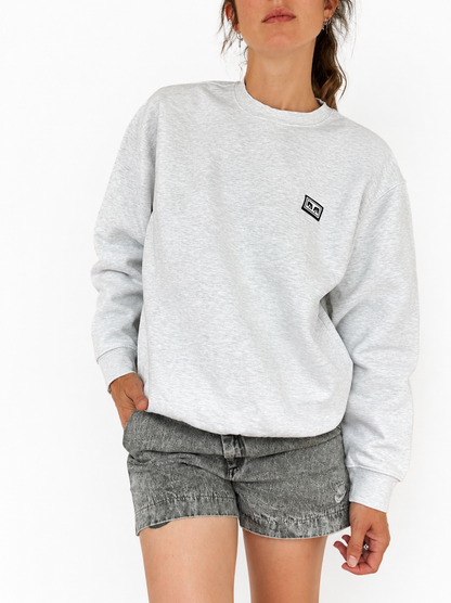 Sweat Obey gris chiné