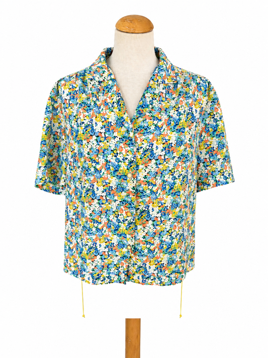 Chemisier fleuri vintage