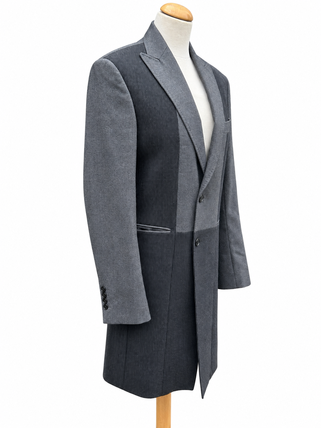 Veste longue Kenzo homme laine gris