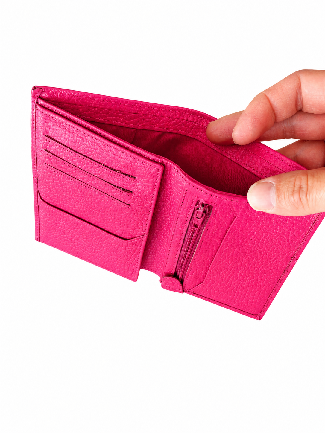 Portefeuille Arthur & Aston fushia
