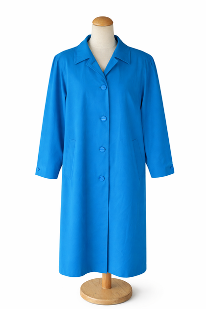 Trench vintage bleu Claude Harvey