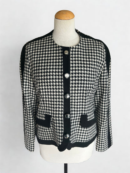 Veste vintage pied de poule laine - friperie vintage la friperie vintage 25