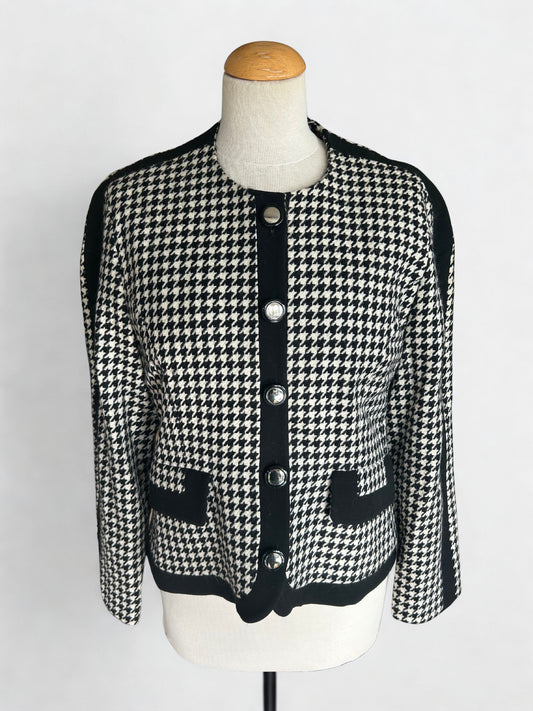 Veste vintage pied de poule laine - friperie vintage la friperie vintage 25