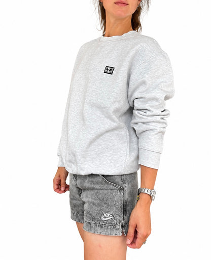 Sweat Obey gris chiné