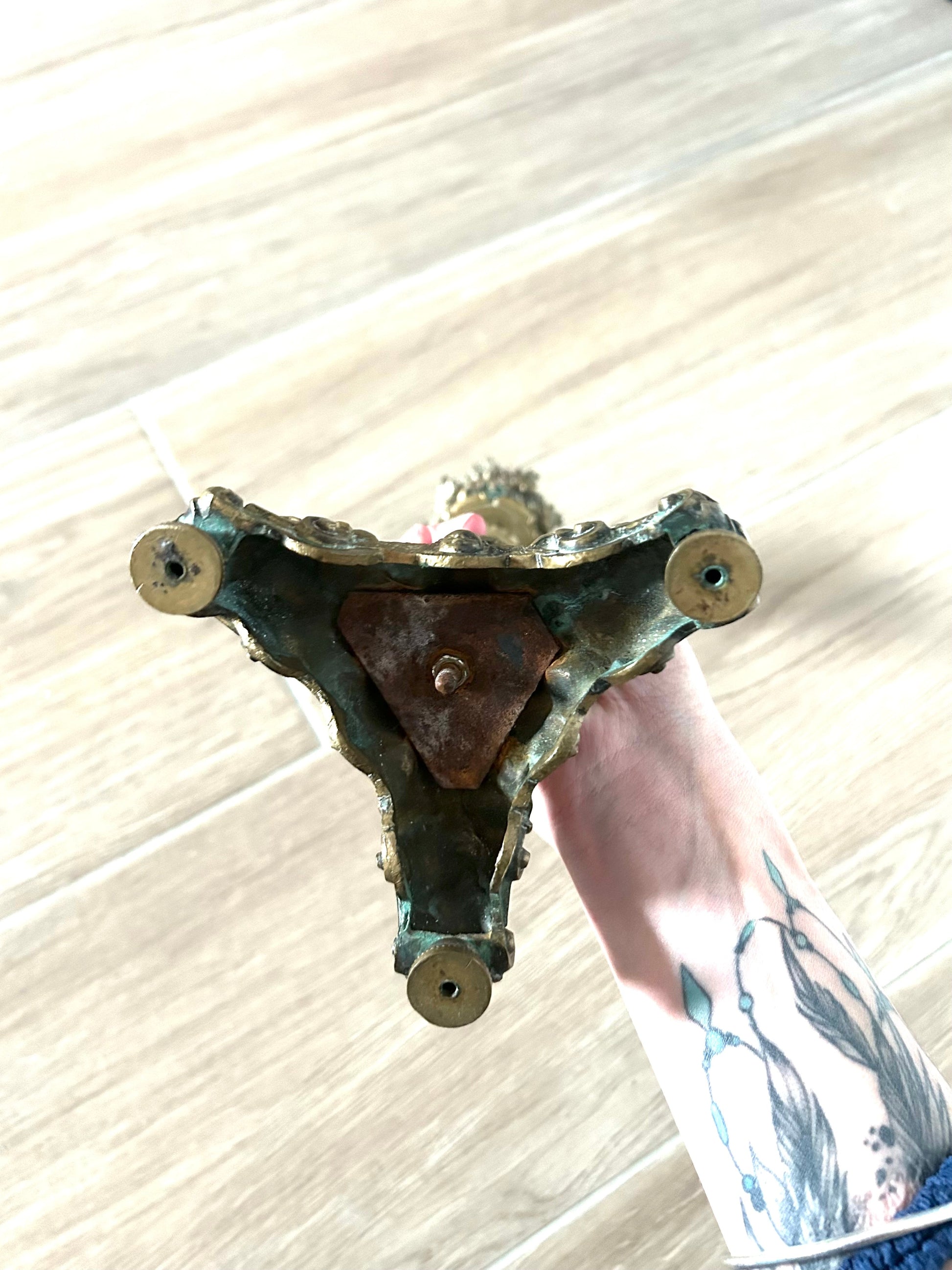 Bougeoir ancien Napoleon III la friperie vintage 25