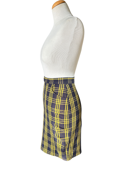 Jupe vintage à carreaux Cacharel la friperie vintage 25