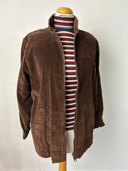 Veste en velours marron cotelé vintage années 60 la friperie vintage 25