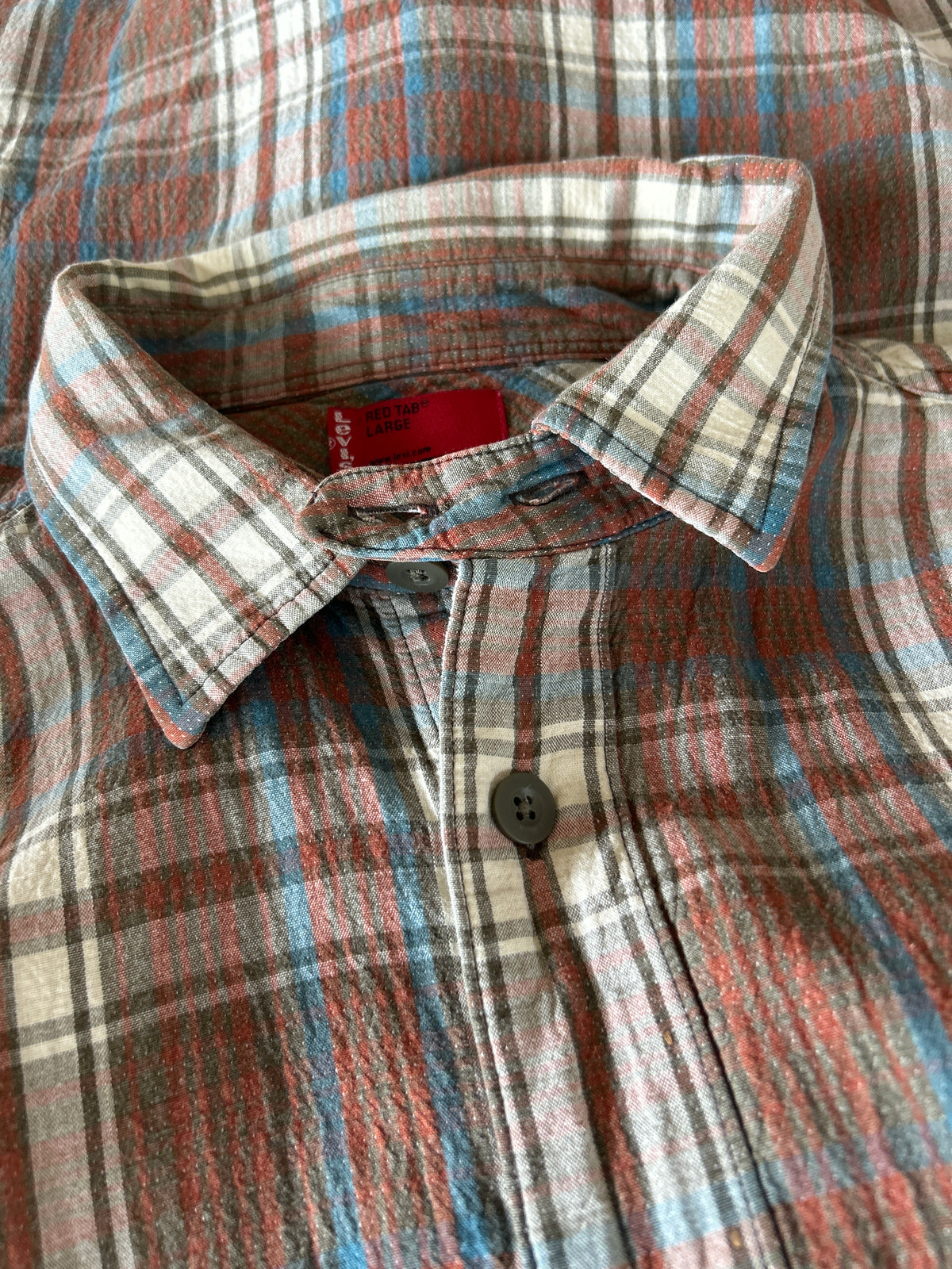 Chemise Levi’s Red Tab carreaux marron