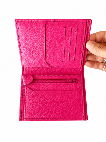 Portefeuille Arthur & Aston fushia