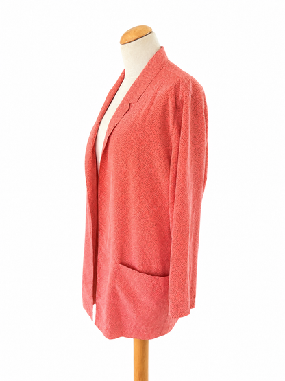Veste blazer Darel corail à pois