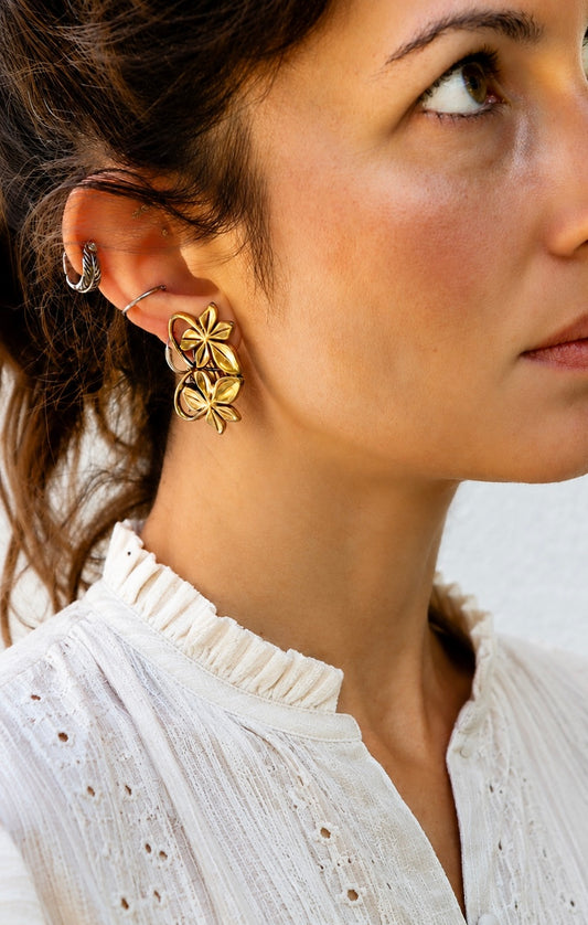 Boucles d’oreilles vintage clip M.Buffet
