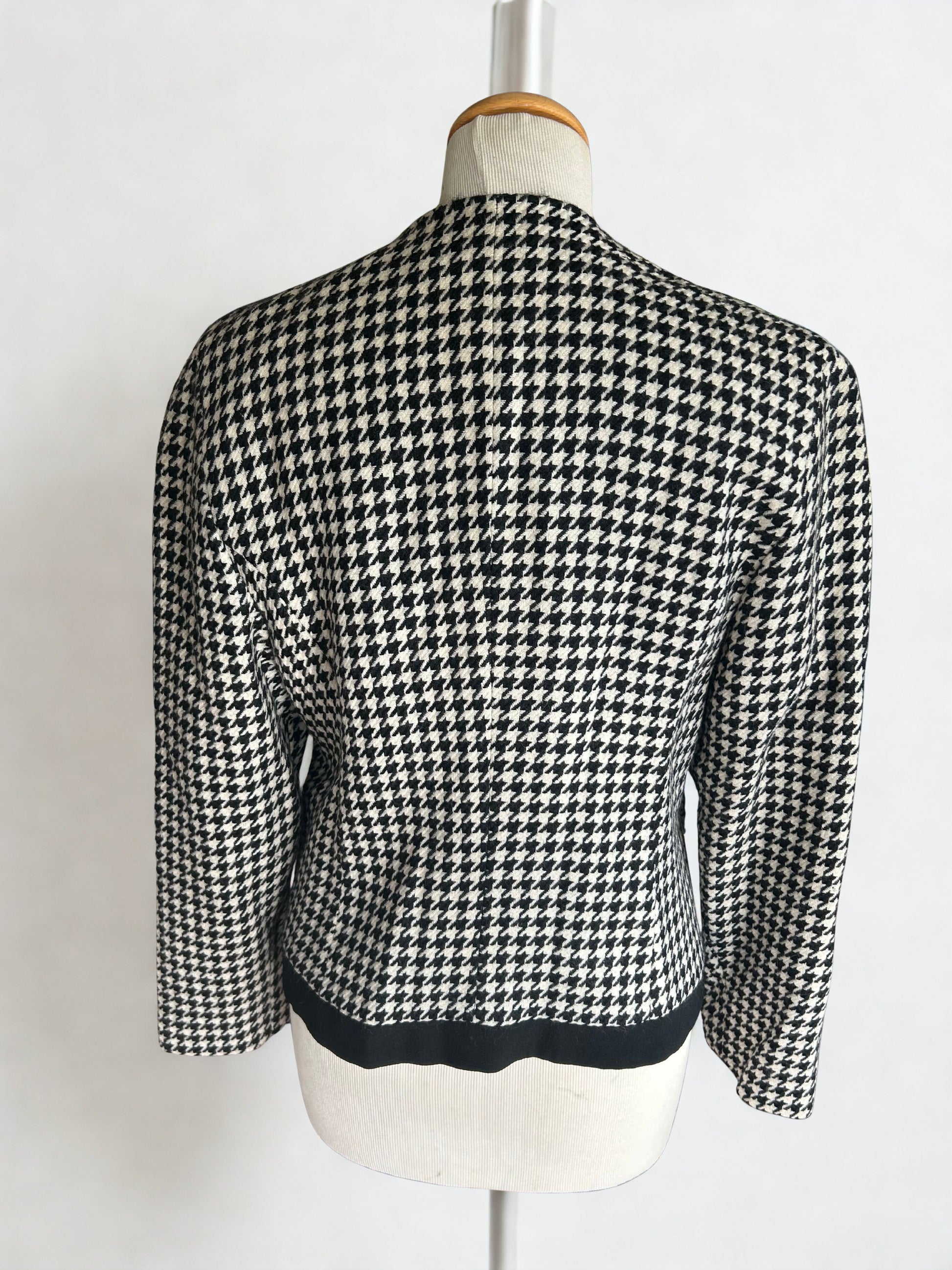 Veste vintage pied de poule laine - friperie vintage la friperie vintage 25