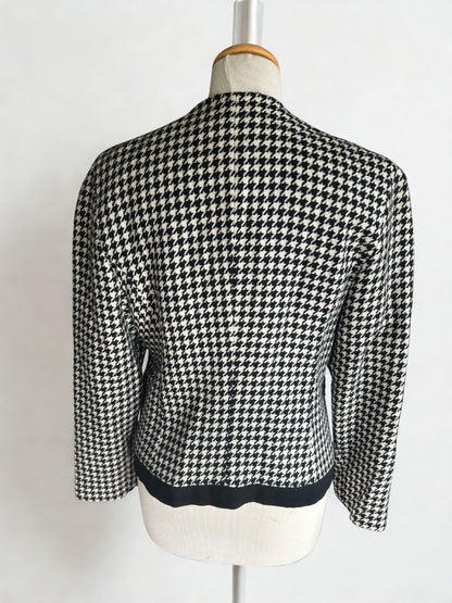 Veste vintage pied de poule laine - friperie vintage la friperie vintage 25