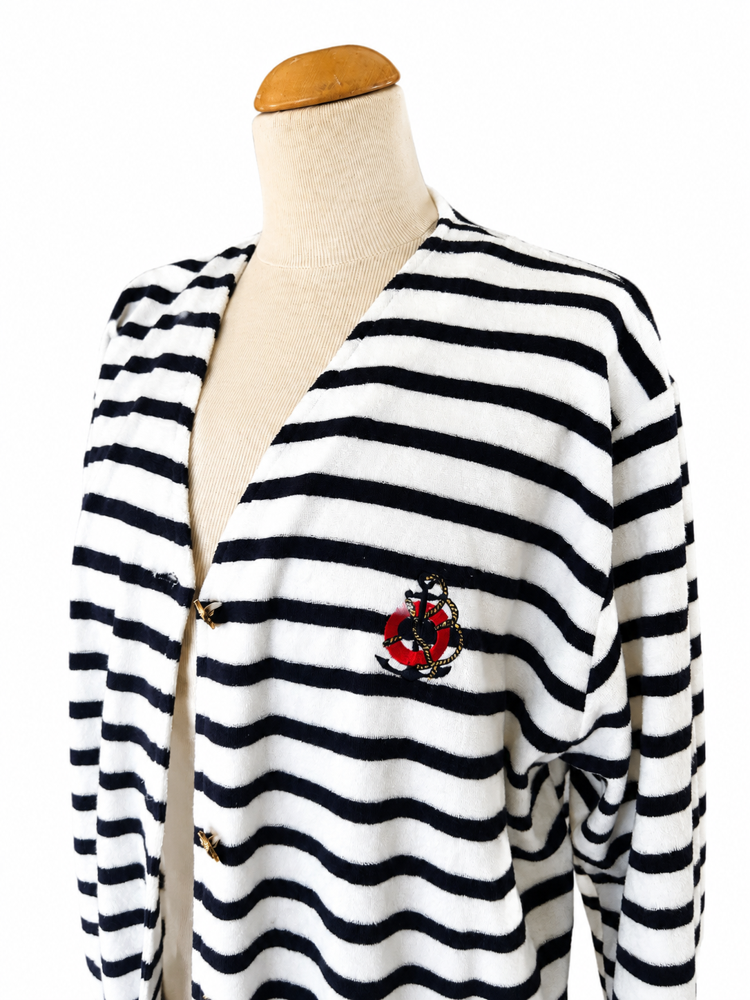 Robe de plage marinière vintage