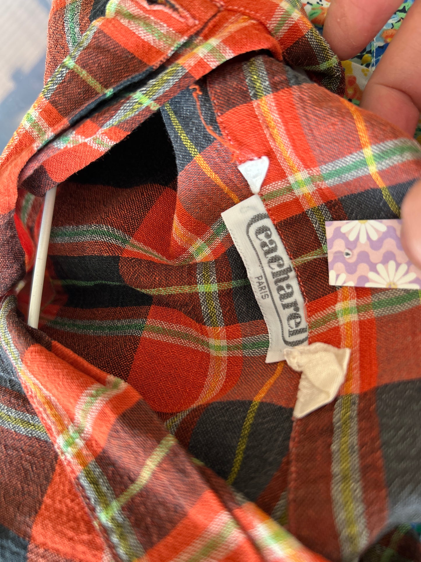 Chemisier sans manches vintage Cacharel
