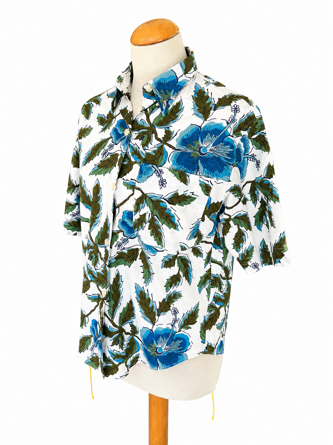 Chemise vintage Manoukian imprimé floral coupe homme