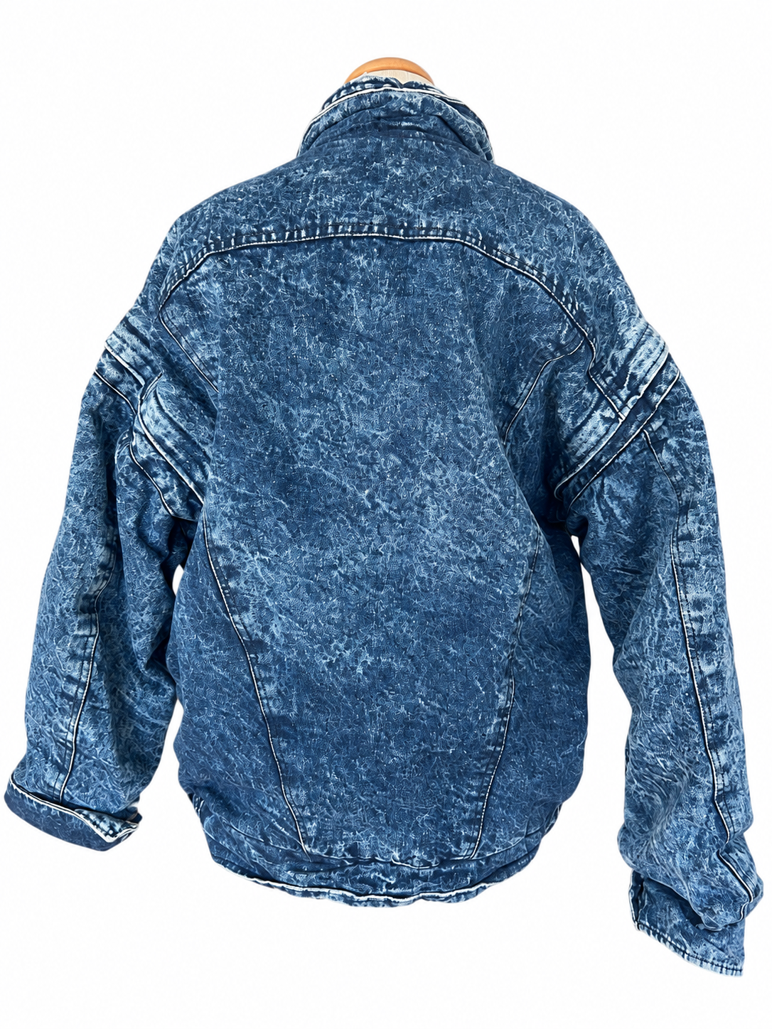 Veste en jean vintage délavée