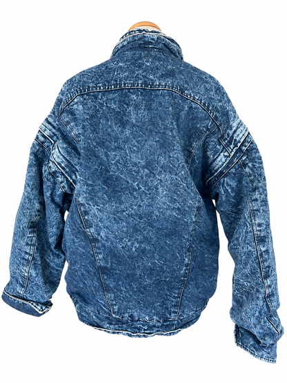 Veste en jean vintage délavée