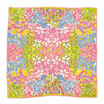 Foulard en soie Ungaro motif floral