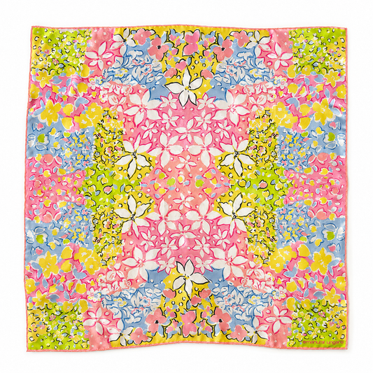 Foulard en soie Ungaro motif floral