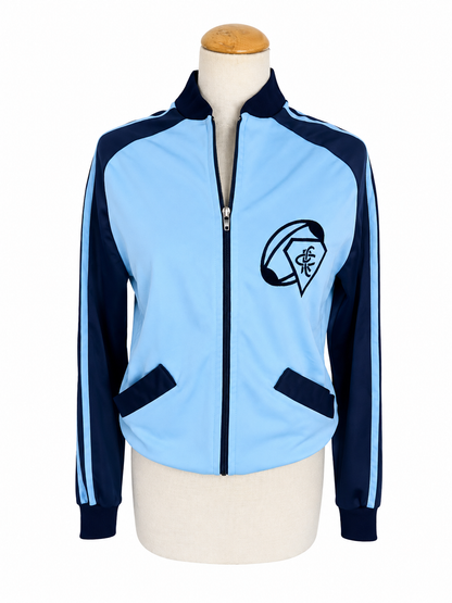 Veste vintage sportwear bleu ciel 70’s