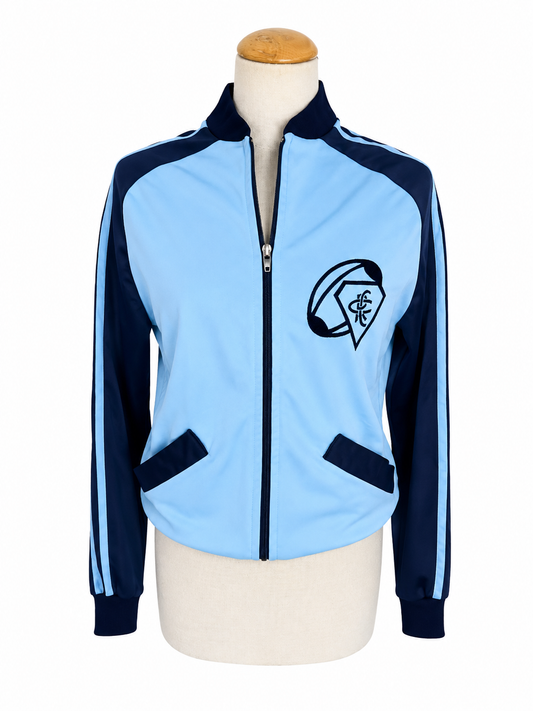 Veste vintage sportwear bleu ciel 70’s