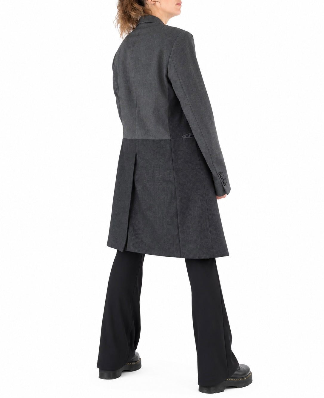 Veste longue Kenzo homme laine gris