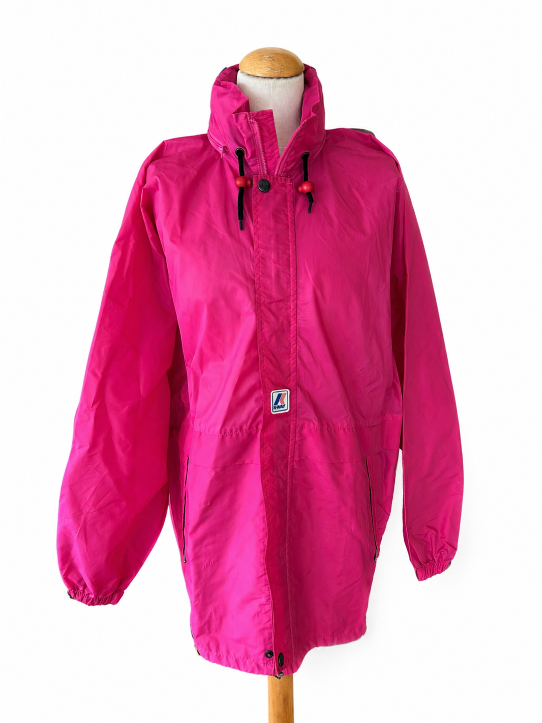 Kway rose vintage 90 oversize