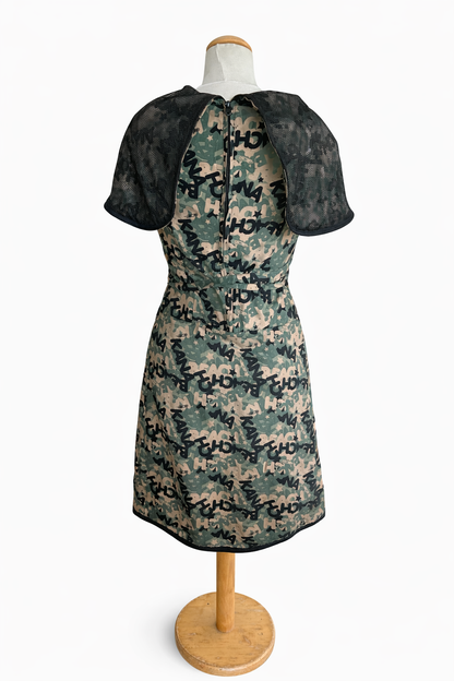 Robe kanabeach camouflage y2k à capuche