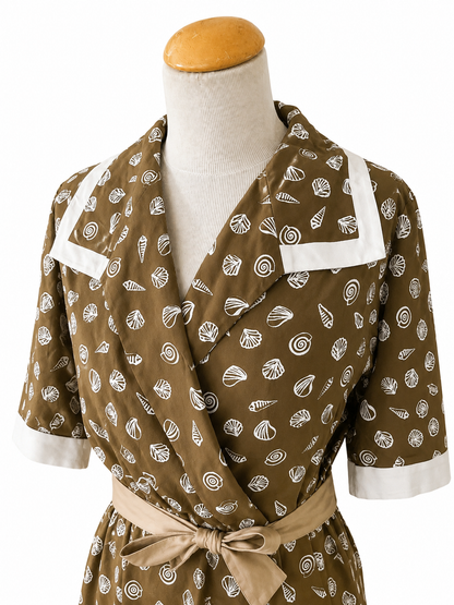 Robe vintage Guy Laroche coquillages