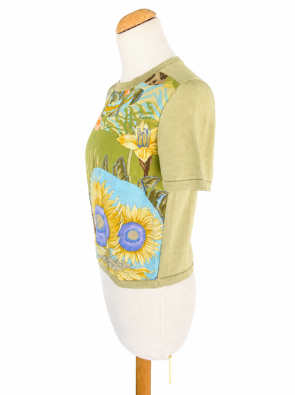 T-shirt Salvatore Ferragamo imprimé tropical