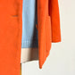 Veste blazer vintage cachemire laine orange 70's