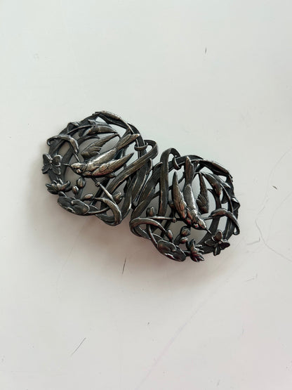 Boucles de ceinture ancienne art nouveau la friperie vintage 25