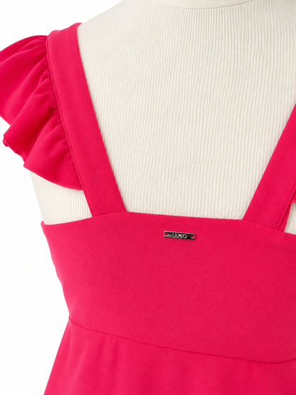 Robe Liu Jo fushia à volants